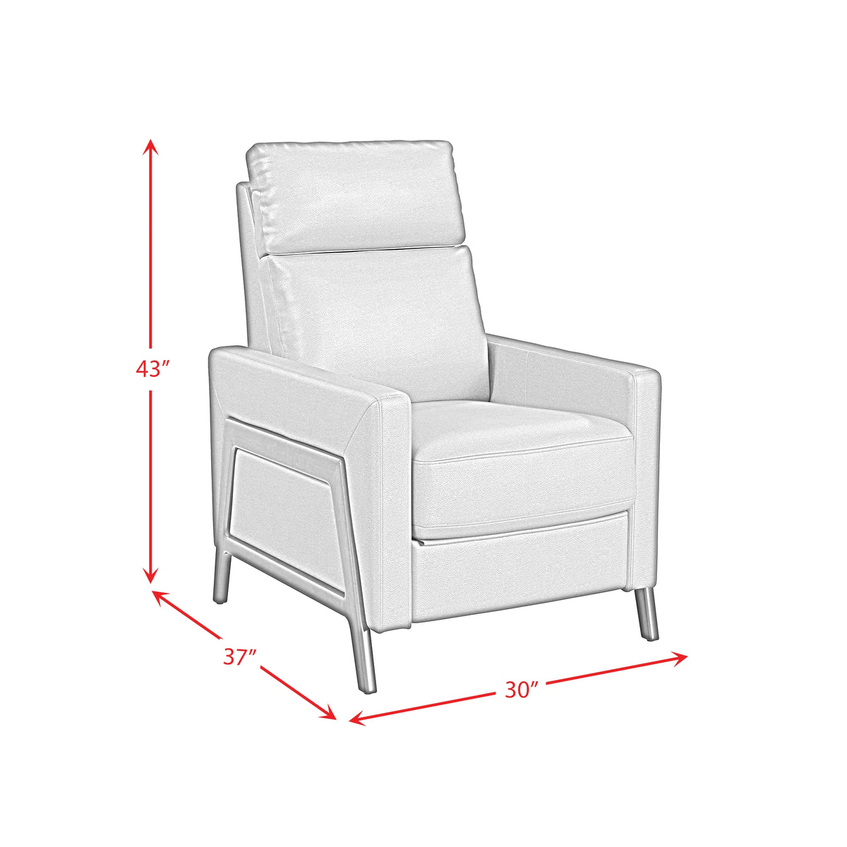 Tango P2 Recliner in Pebble Tan