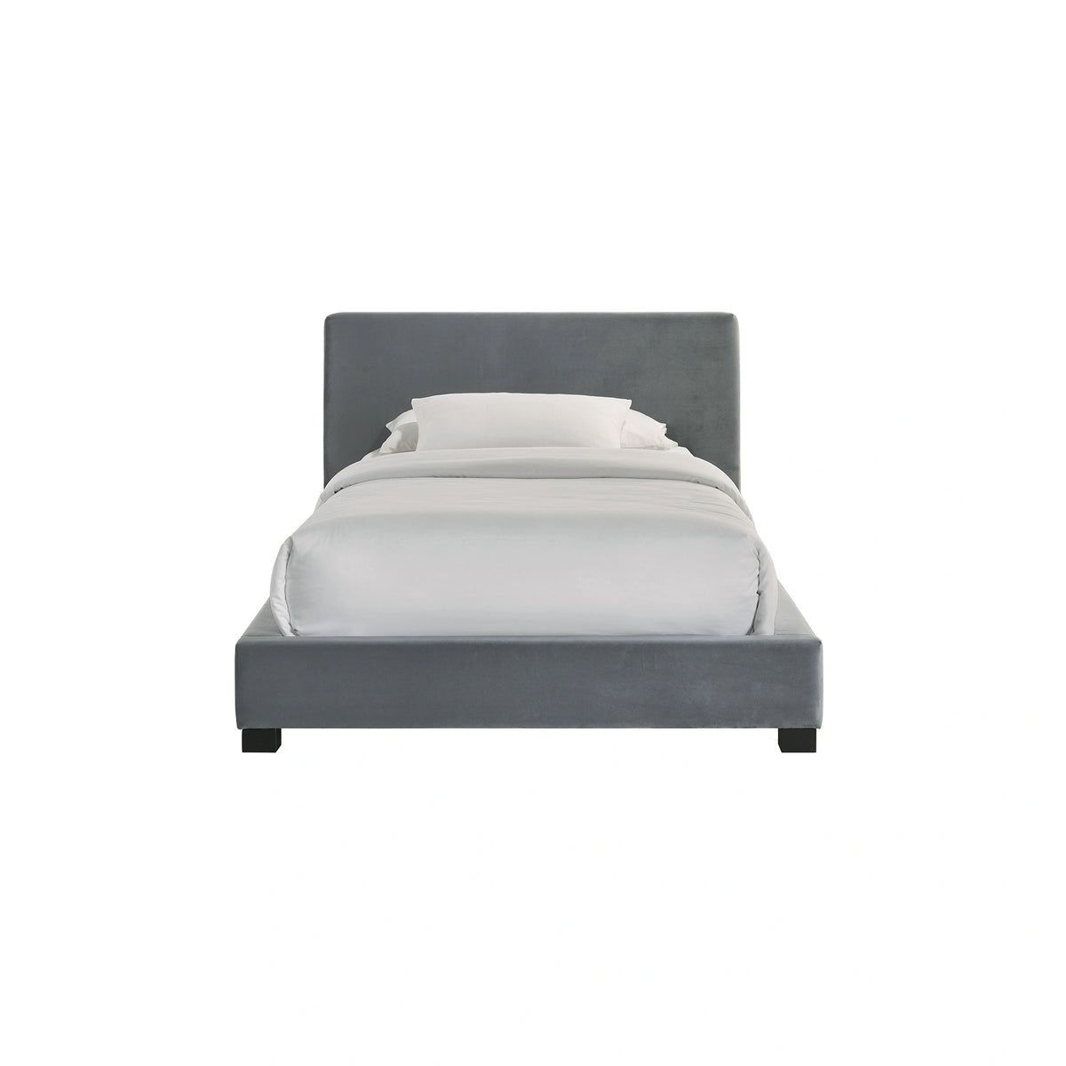 Brookhaven UPH Bed in Grey Velvet