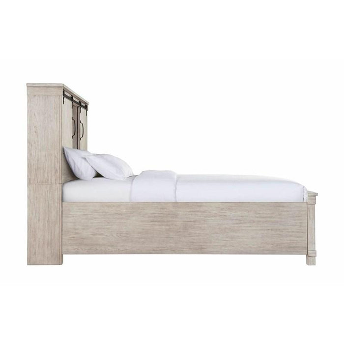 Scott King Platform Storage Bed in White - Jack’s Furniture and More (Laredo, TX)