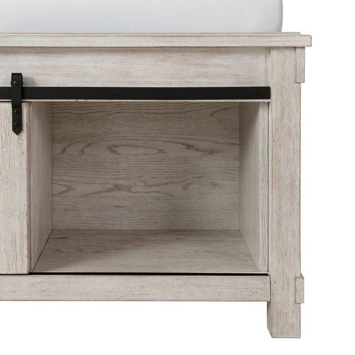 Scott King Platform Storage Bed in White - Jack’s Furniture and More (Laredo, TX)