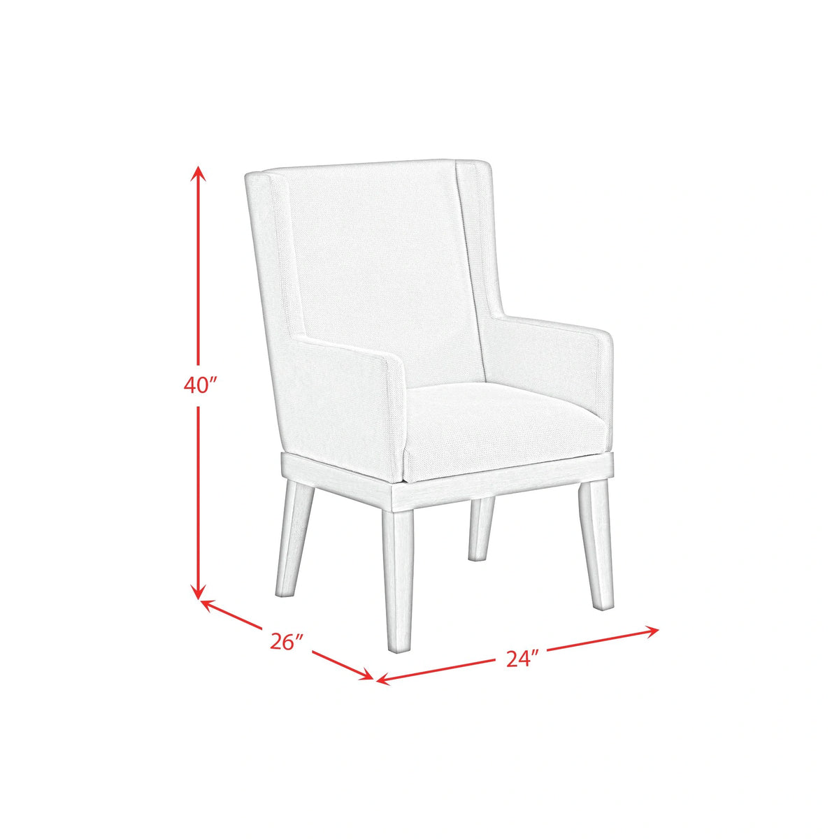 Avalanche Dining Set in Antique White