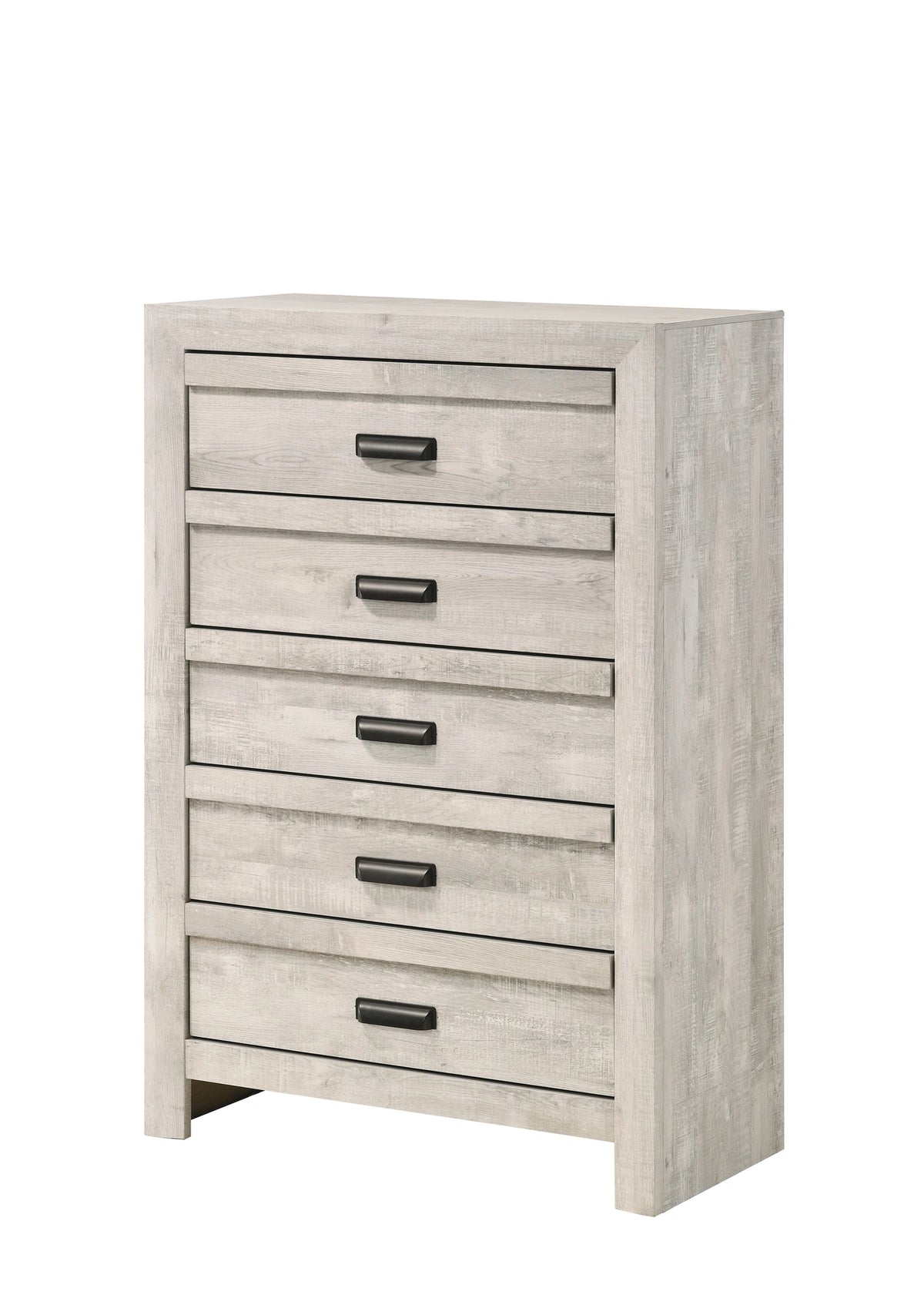 Crown Mark Furniture Valor 5 Drawer Chest in Gray image