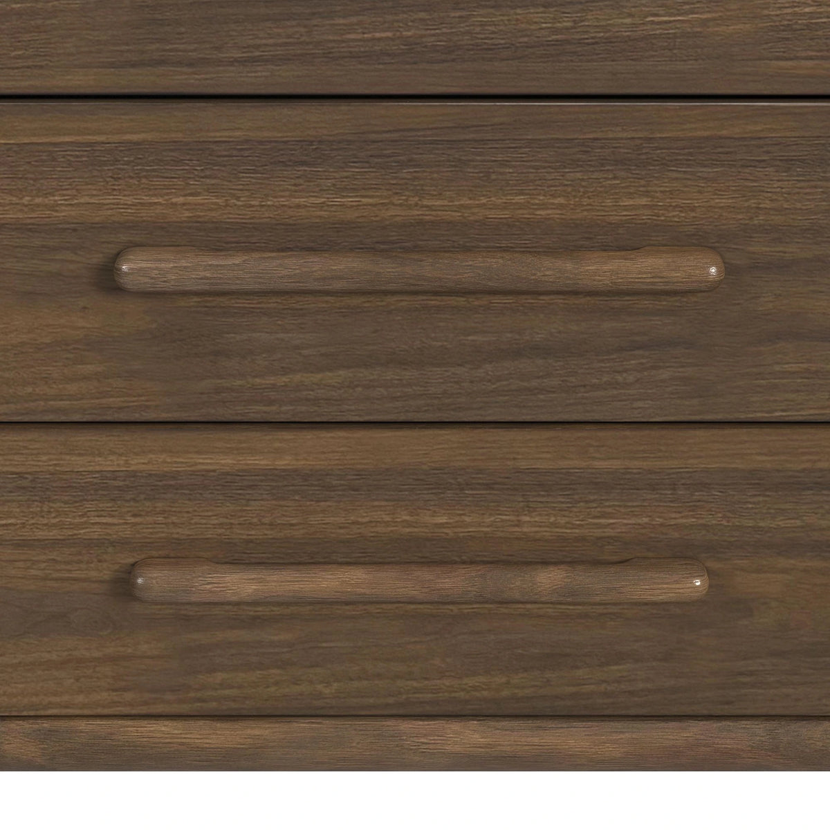 Brisbane UPH Bedroom Set with Boucle Beige and LED in Brown