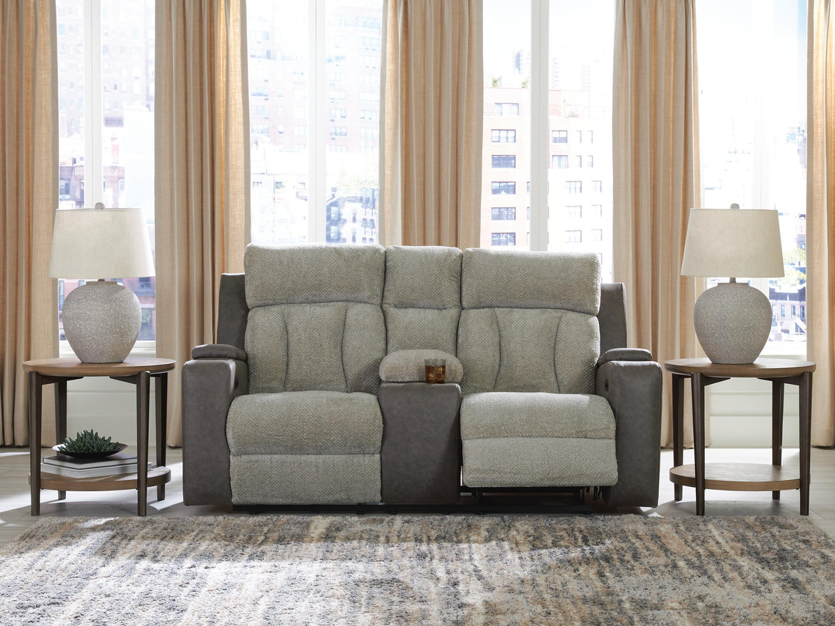 WhipLash Power Reclining Loveseat with Console - Jack’s Furniture and More (Laredo, TX)