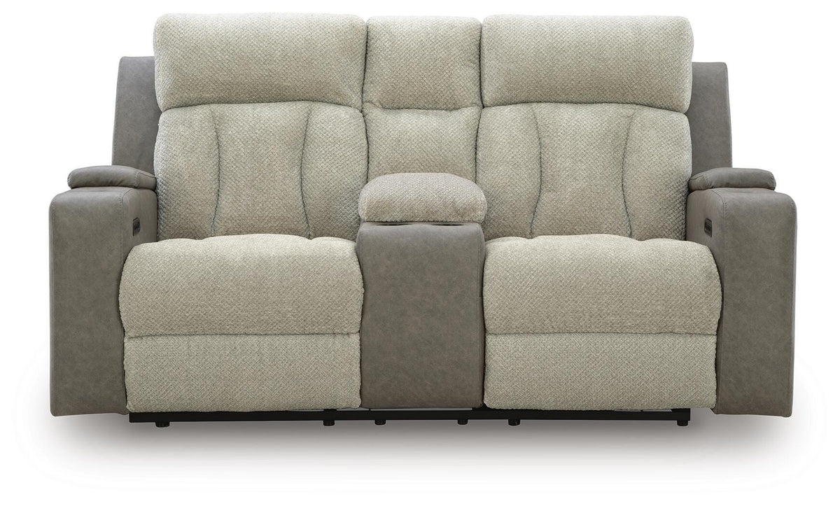 WhipLash Power Reclining Loveseat with Console - Jack’s Furniture and More (Laredo, TX)