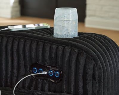 Forest Lake Power Reclining Loveseat with Console - Jack’s Furniture and More (Laredo, TX)