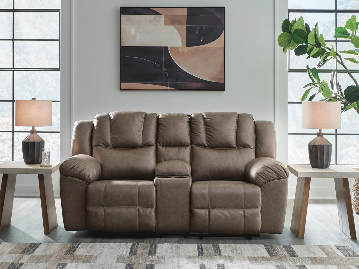 Lowilla Reclining Loveseat with Console - Jack’s Furniture and More (Laredo, TX)