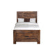 Warner Twin Storage Bed in Chesnut - Jack’s Furniture and More (Laredo, TX)