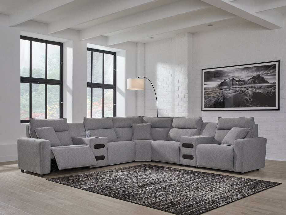 Modmax II Power Reclining Sectional with Audio Consoles - Jack’s Furniture and More (Laredo, TX)