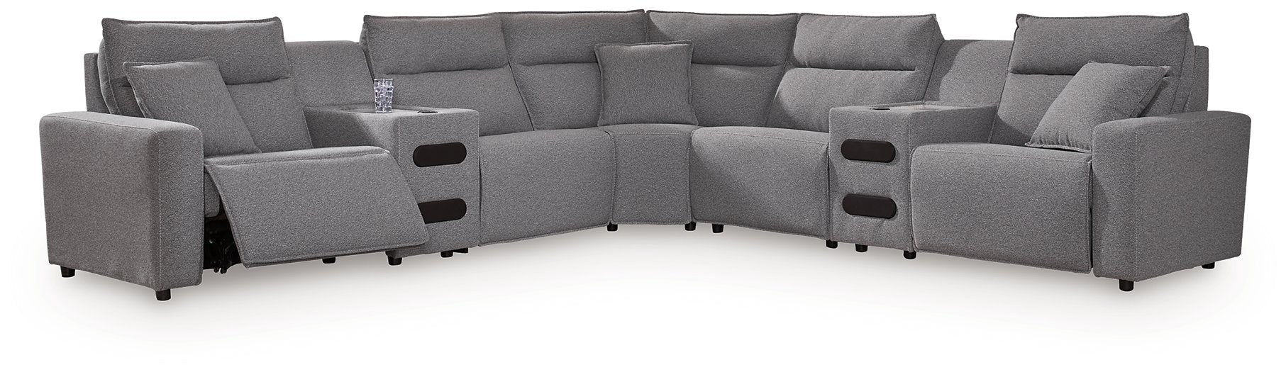 Modmax II Power Reclining Sectional with Audio Consoles - Jack’s Furniture and More (Laredo, TX)