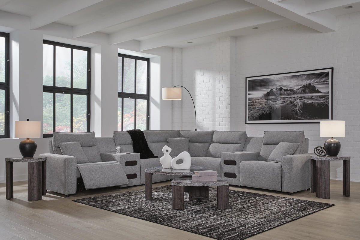Modmax II Power Reclining Sectional with Audio Consoles - Jack’s Furniture and More (Laredo, TX)