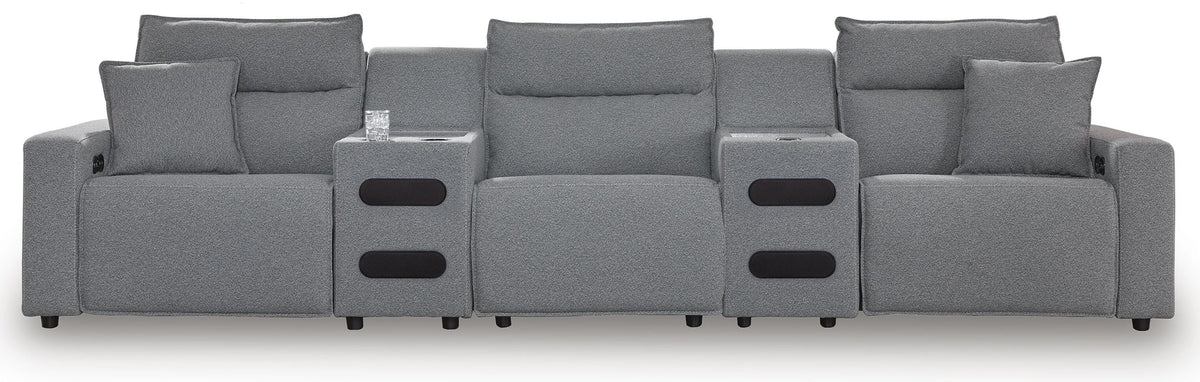 Modmax II Reclining Sectional with Audio Consoles