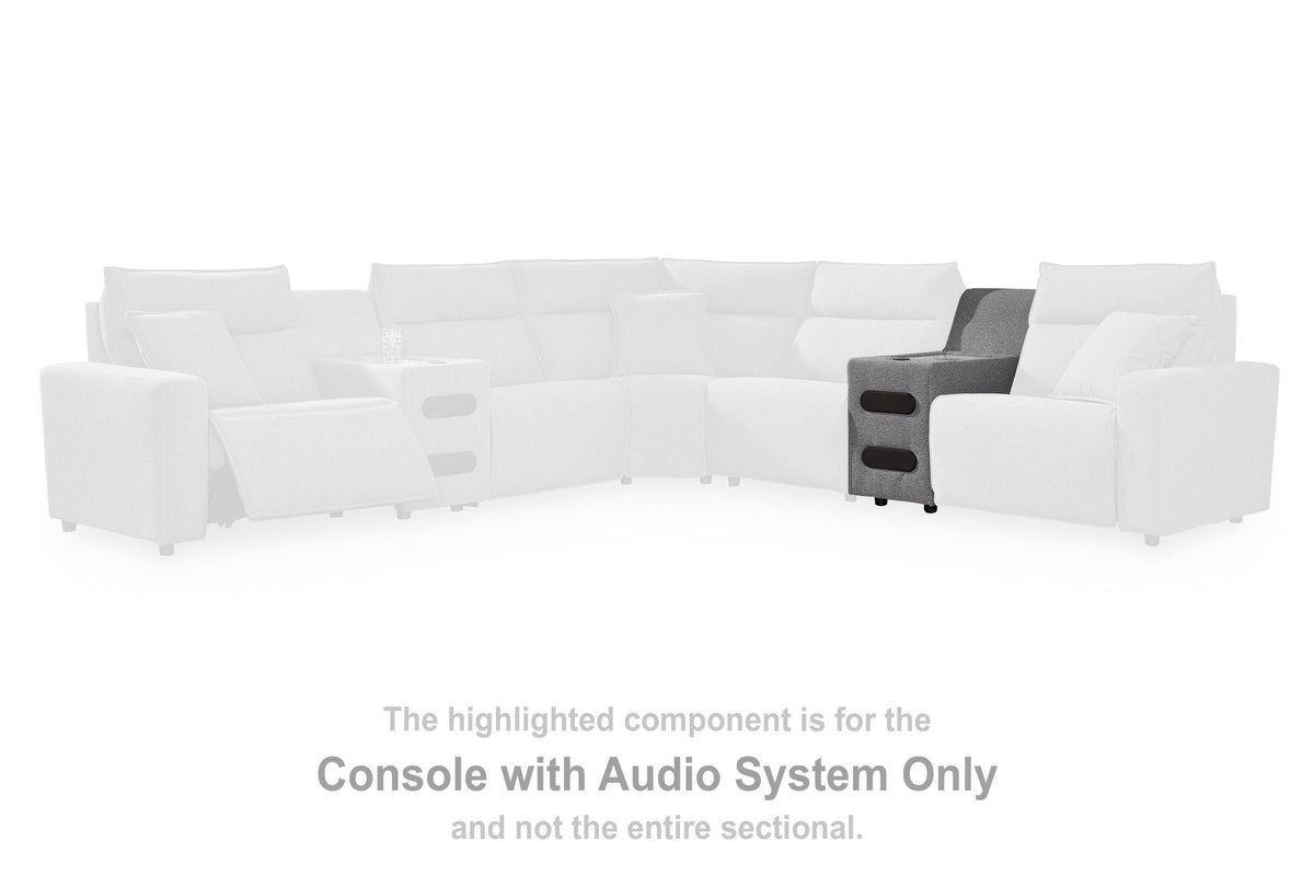 Modmax II Power Reclining Sectional with Audio Consoles - Jack’s Furniture and More (Laredo, TX)