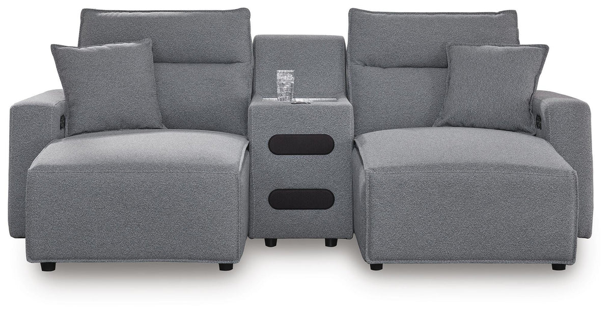 Modmax II Power Reclining Sectional with Chaise and Audio Console