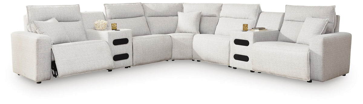 Modmax II Power Reclining Sectional with Audio Consoles - Jack’s Furniture and More (Laredo, TX)
