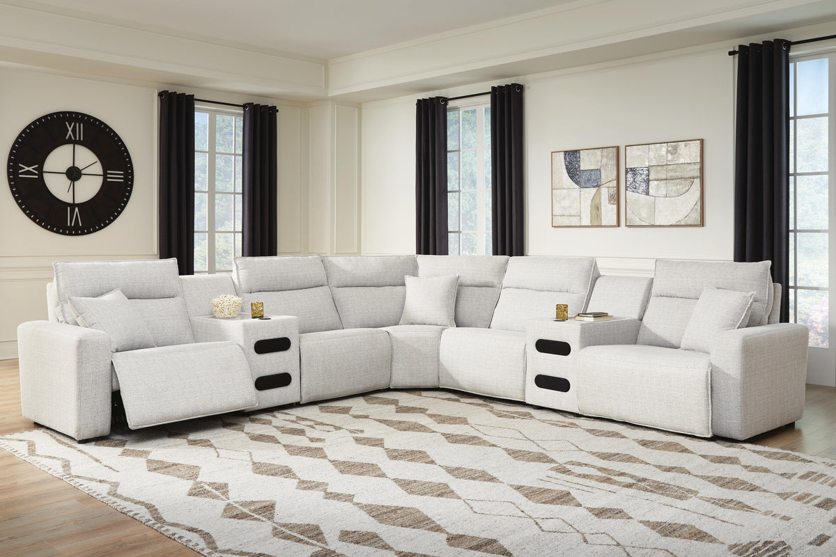 Modmax II Power Reclining Sectional with Audio Consoles - Jack’s Furniture and More (Laredo, TX)