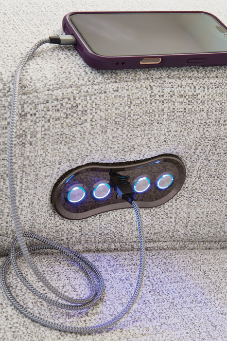 Modmax II Power Reclining Sectional with Audio Consoles - Jack’s Furniture and More (Laredo, TX)