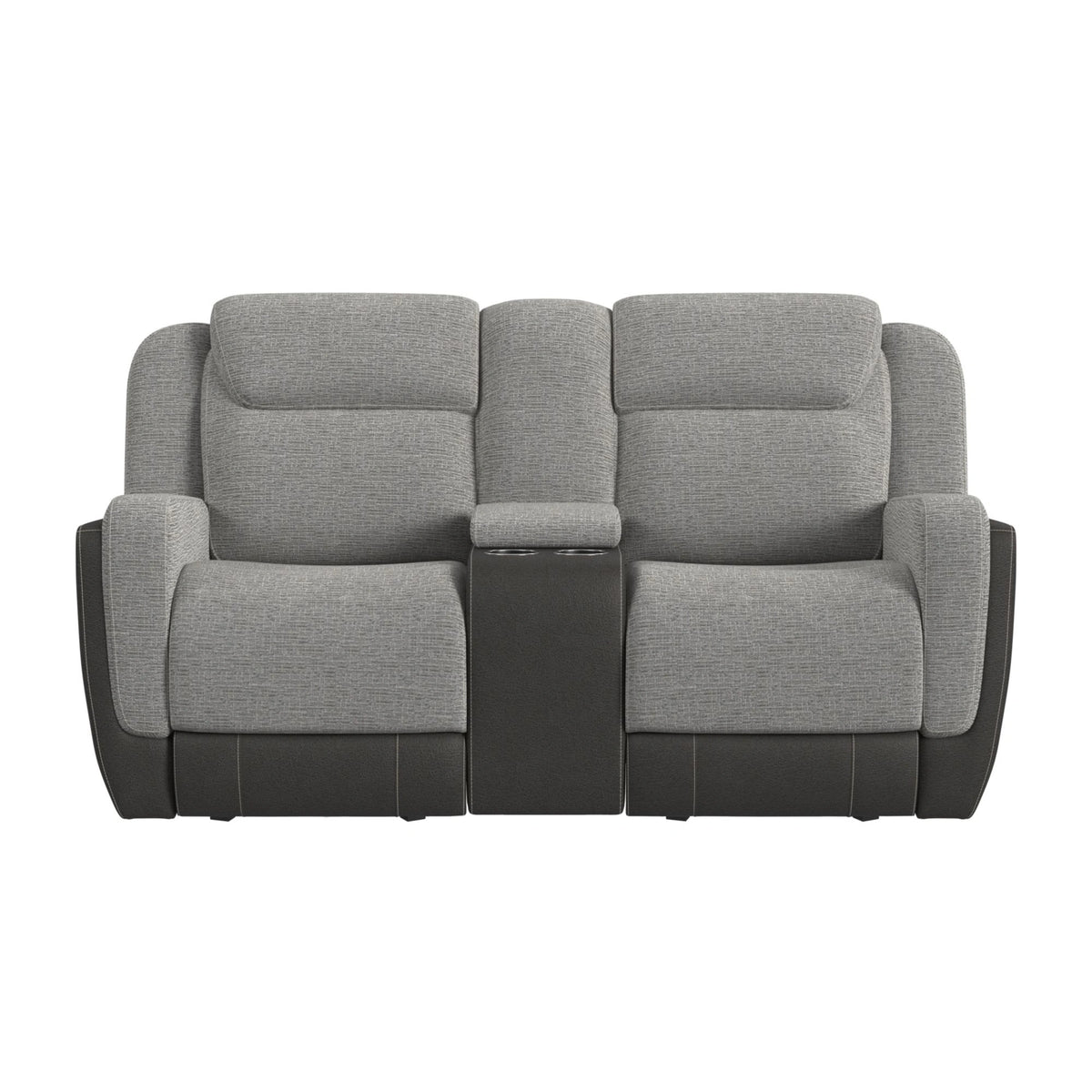 Hornet Motion Glider Loveseat with Console