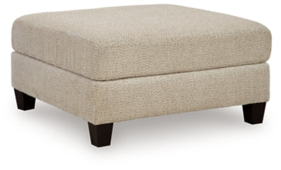 Steelwater Retreat Oversized Accent Ottoman - Jack’s Furniture and More (Laredo, TX)