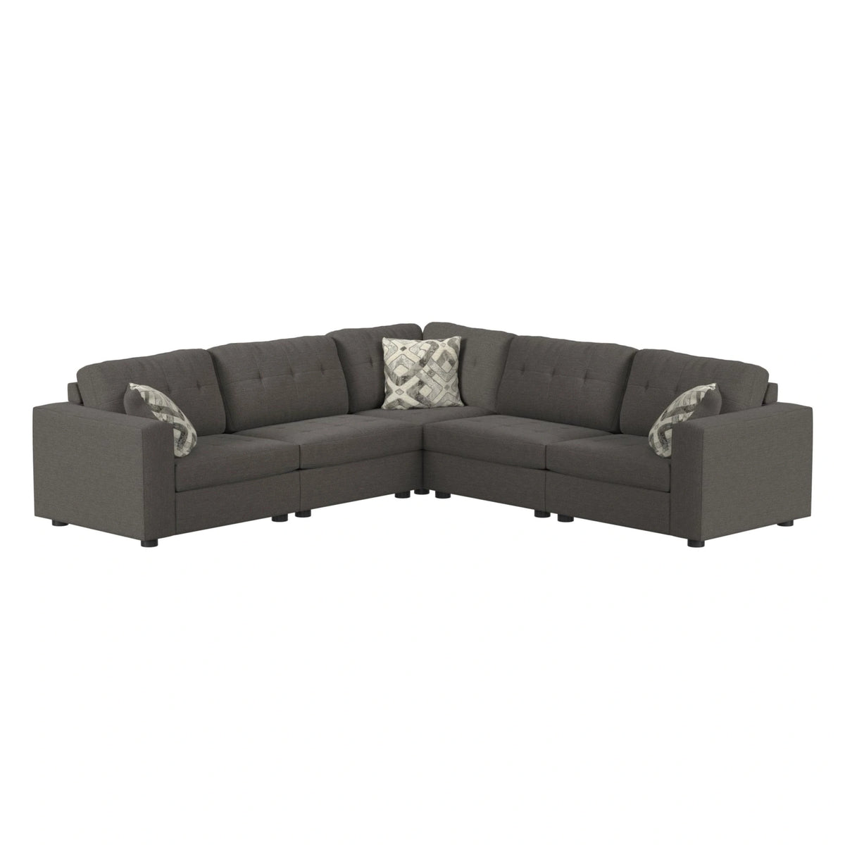 Options One Armless Chair in Palmer Plus Ash