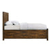 Warner Twin Storage Bed in Chesnut - Jack’s Furniture and More (Laredo, TX)