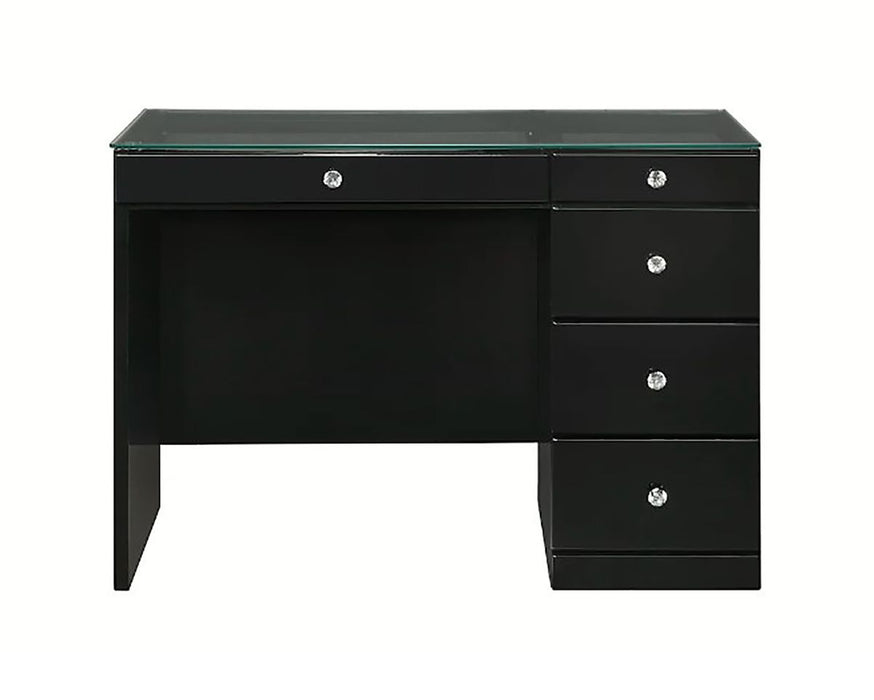 Crown Mark Furniture Avery Vanity in Black B4850BK