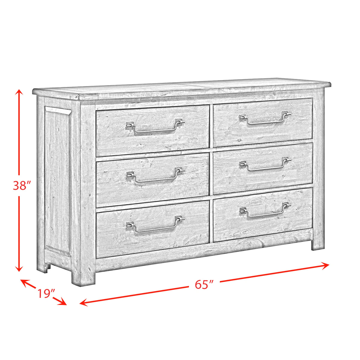 Maverick Bedroom Set with 2 Nightstands