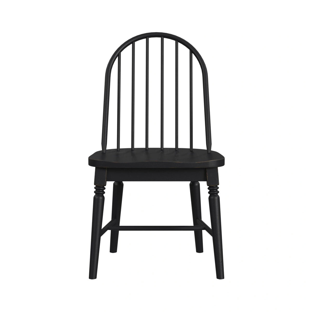 Heritage & Home Windsor Side Chair with Leveler in Black (2 Per Carton)