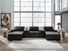 Modmax II Double Chaise Sectional with Audio Consoles - Jack’s Furniture and More (Laredo, TX)