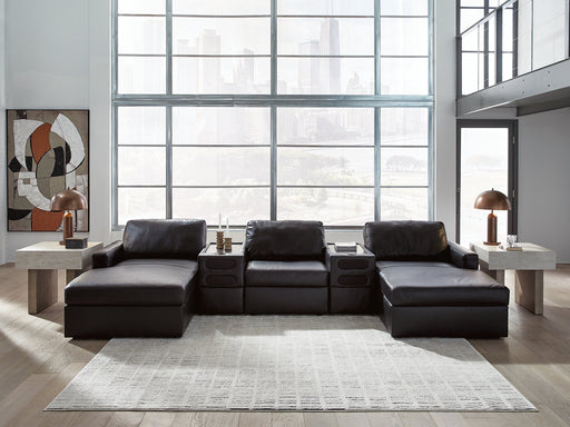 Modmax II Double Chaise Sectional with Audio Consoles - Jack’s Furniture and More (Laredo, TX)