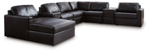 Modmax II Sectional with Chaise and Audio Consoles - Jack’s Furniture and More (Laredo, TX)