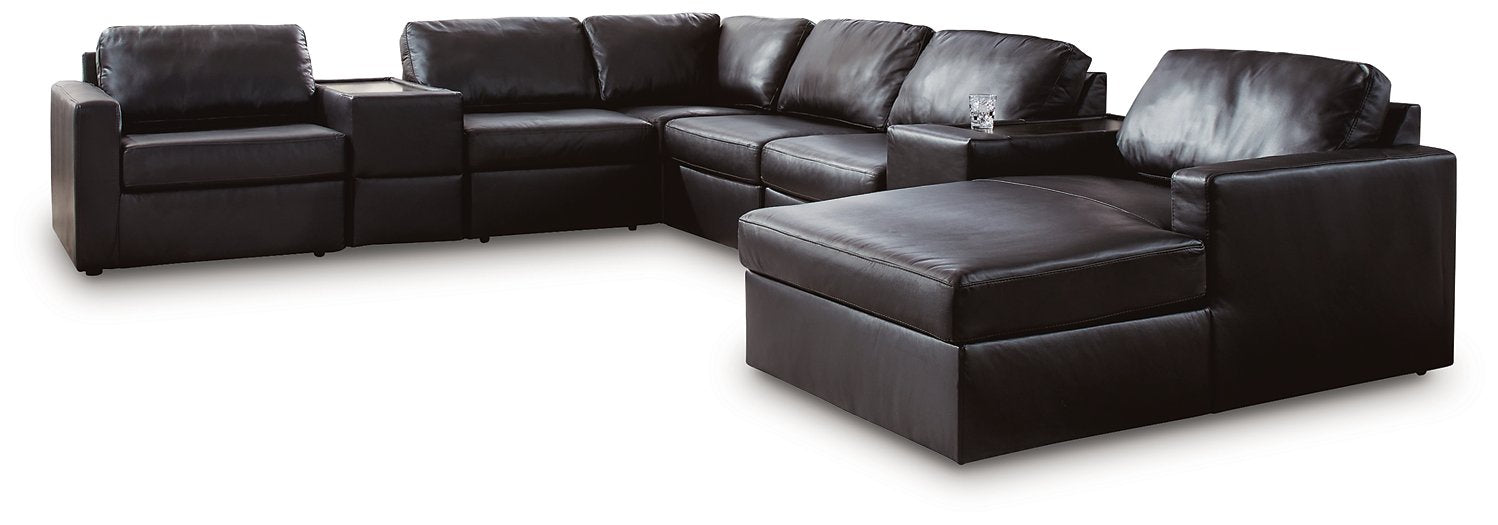 Modmax II Sectional with Chaise and Storage Consoles - Jack’s Furniture and More (Laredo, TX)