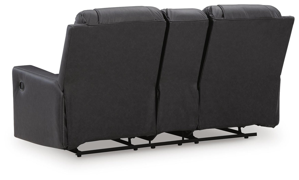 Mackmenville Reclining Loveseat with Console