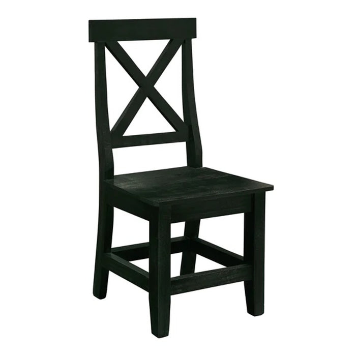 Britton Wooden Side Chair (Set of 2) in Charcoal - Jack’s Furniture and More (Laredo, TX)