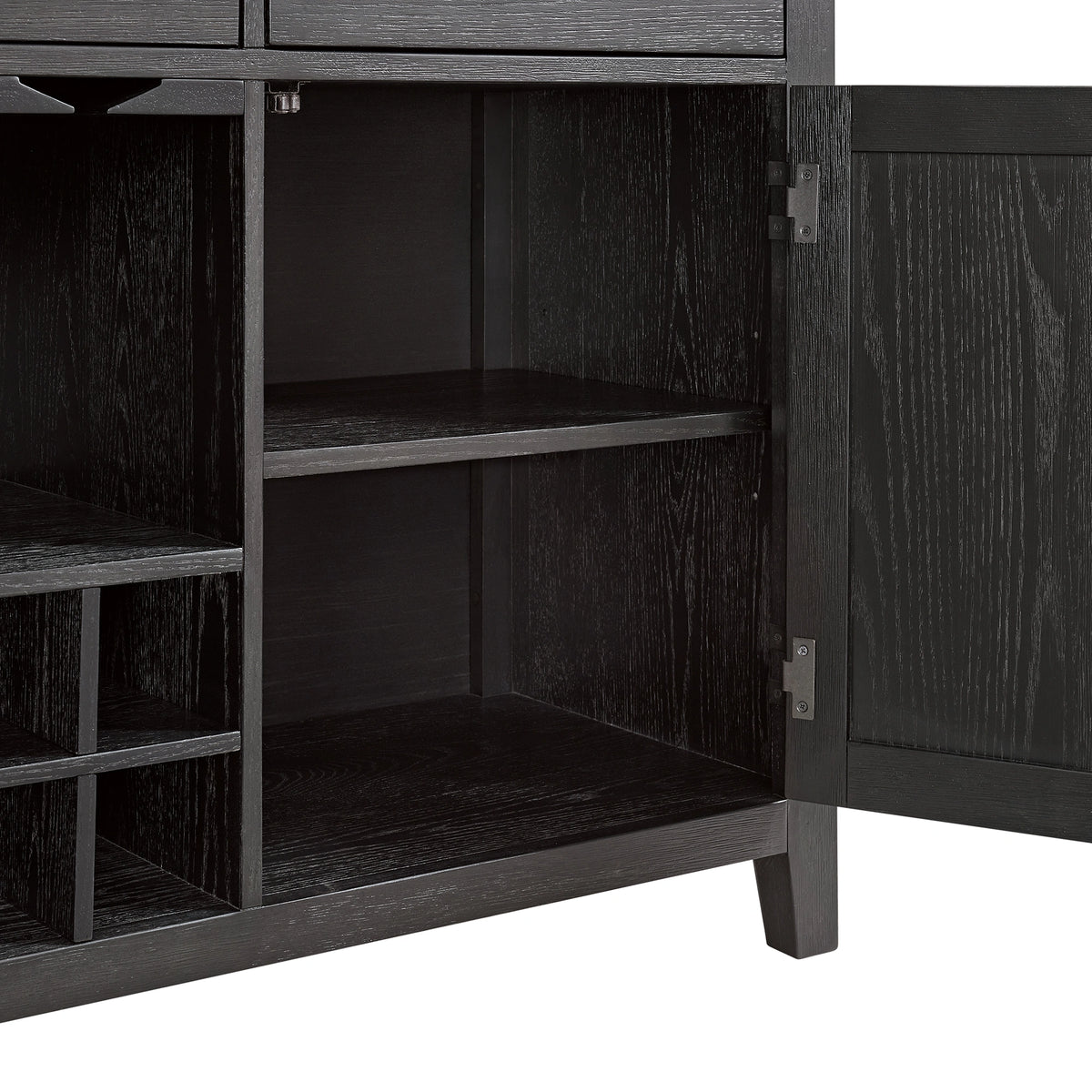 Axel Server in Light Grey and Espresso