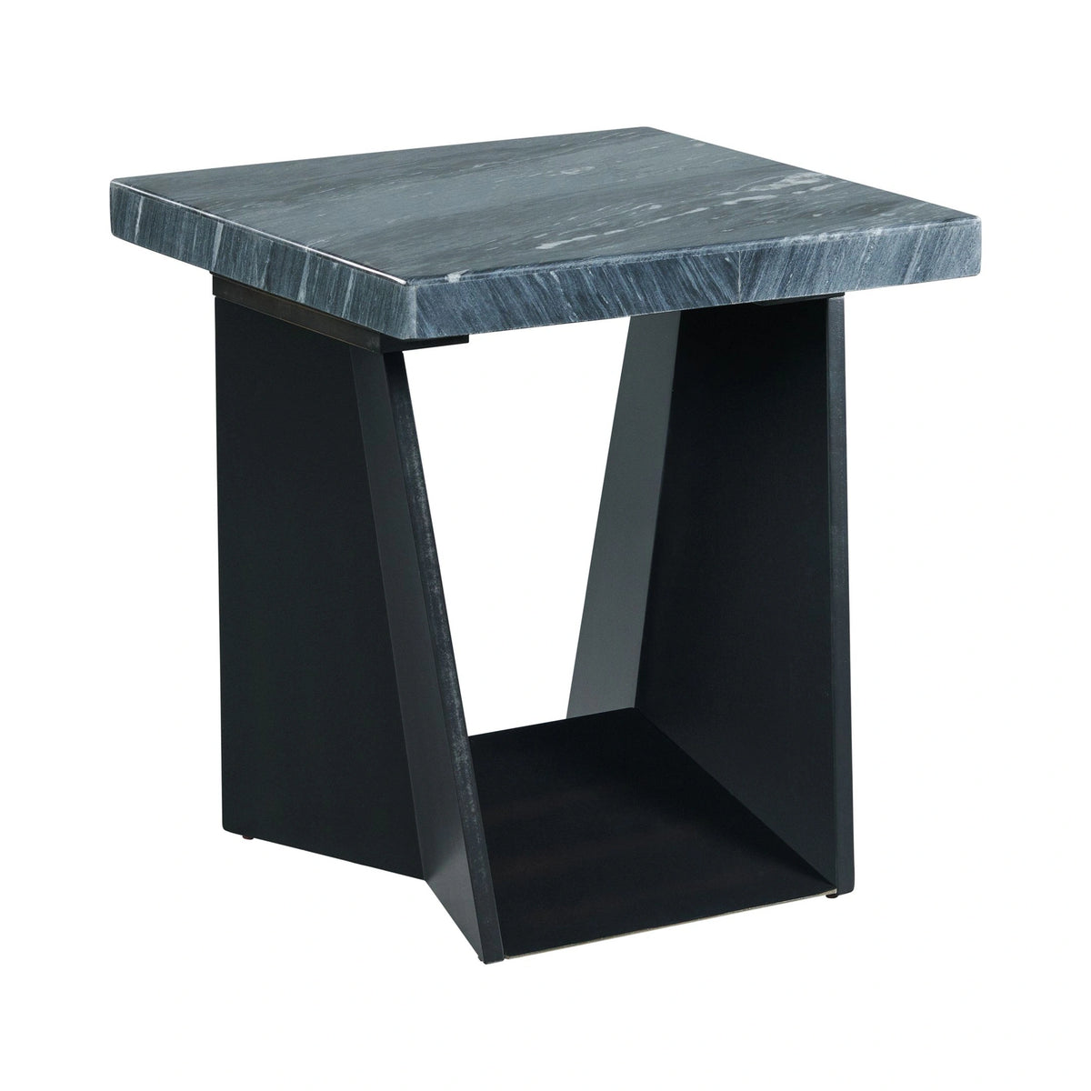 Beckley End Table Complete in Marble Top