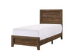 Crown Mark Millie Twin Panel Bed in Brown Cherry image