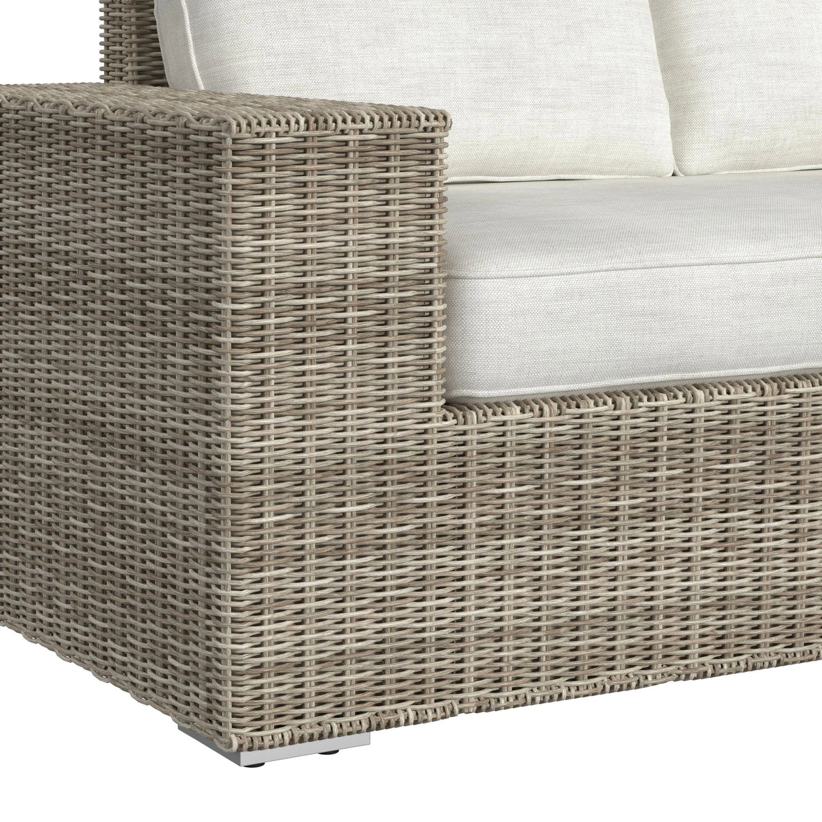 Carmona 6PC Conversion Set in Natural and Olefin Beige with Ottoman