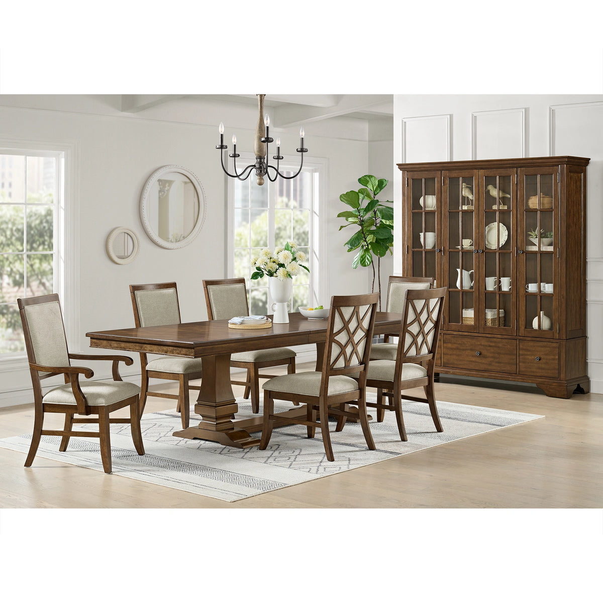 Phillipe Curio Base in Cherry
