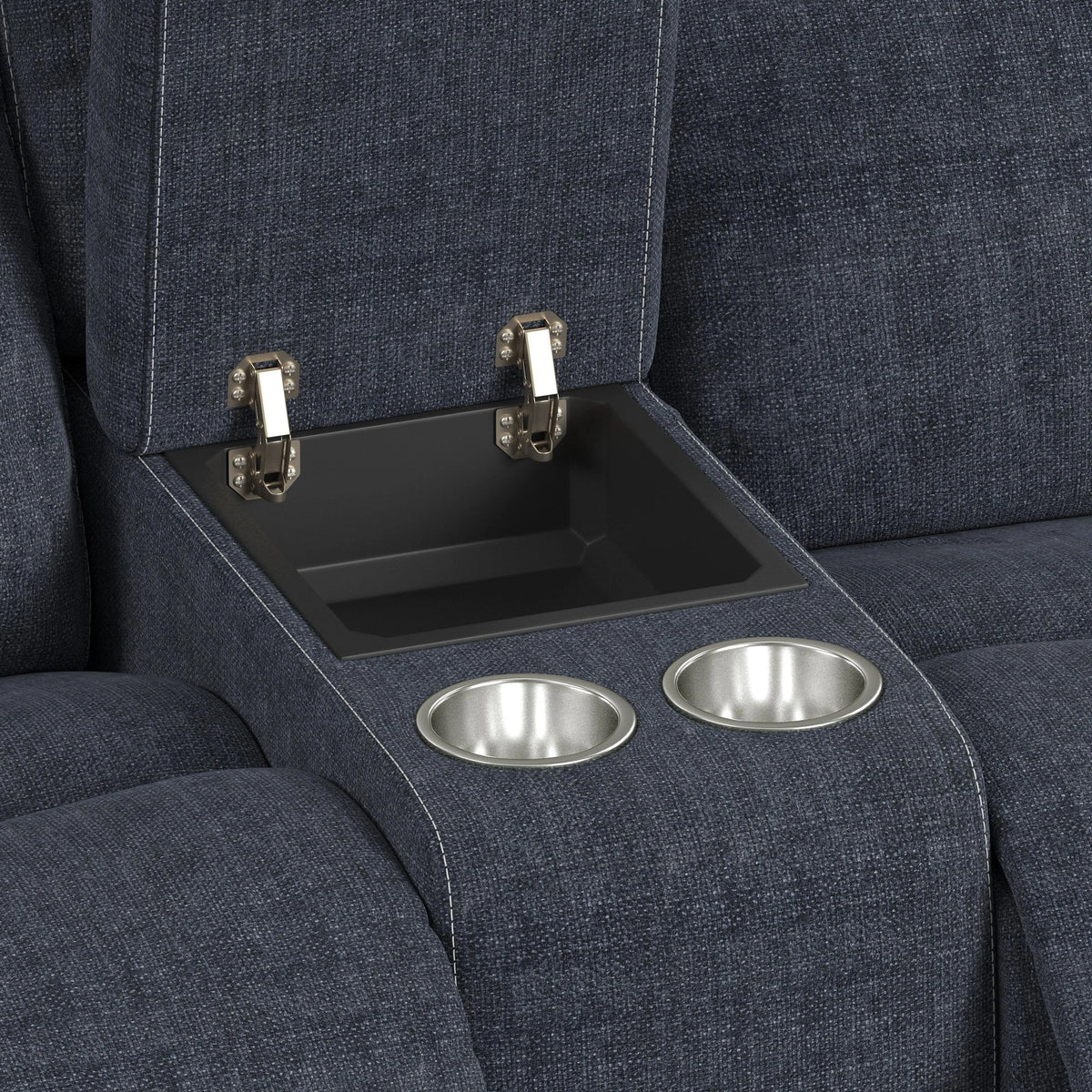 Striker Living Room Set in Bristol Cobalt