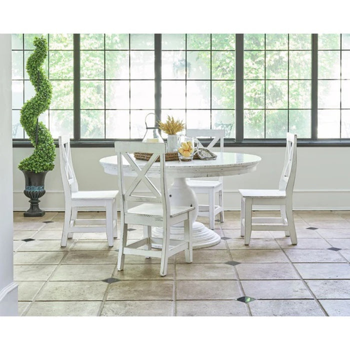 Britton Wooden Side Chair (Set of 2) in White - Jack’s Furniture and More (Laredo, TX)