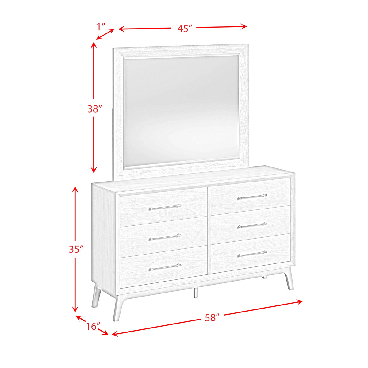 Westland UPH Bedroom Set with Grey Fabric