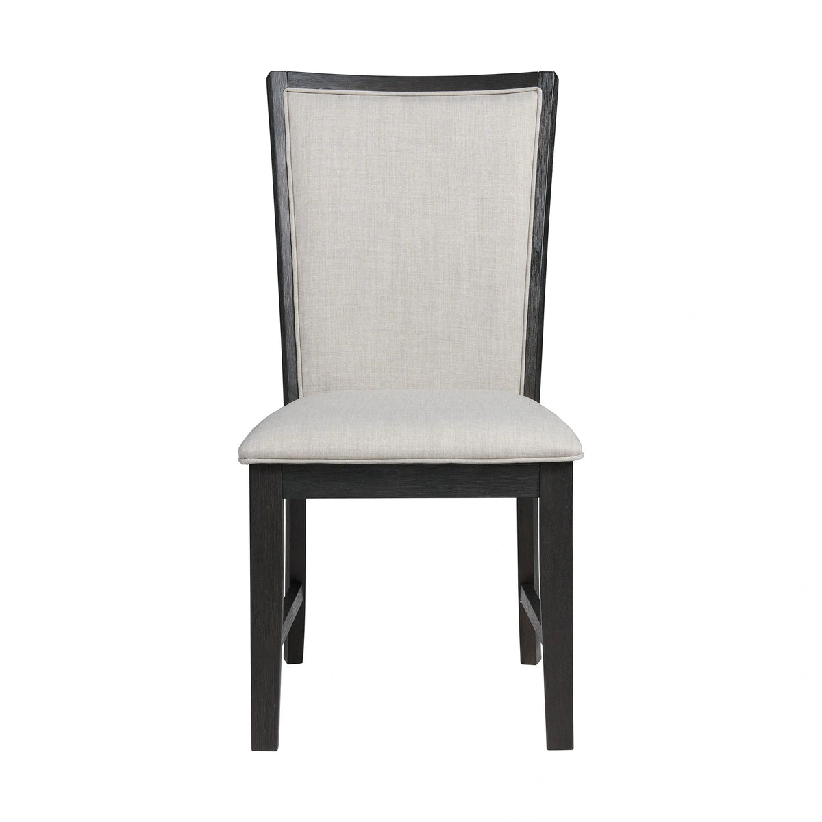 Grady 7PC Dining Set in Black-Table & Six Slat Back Chairs