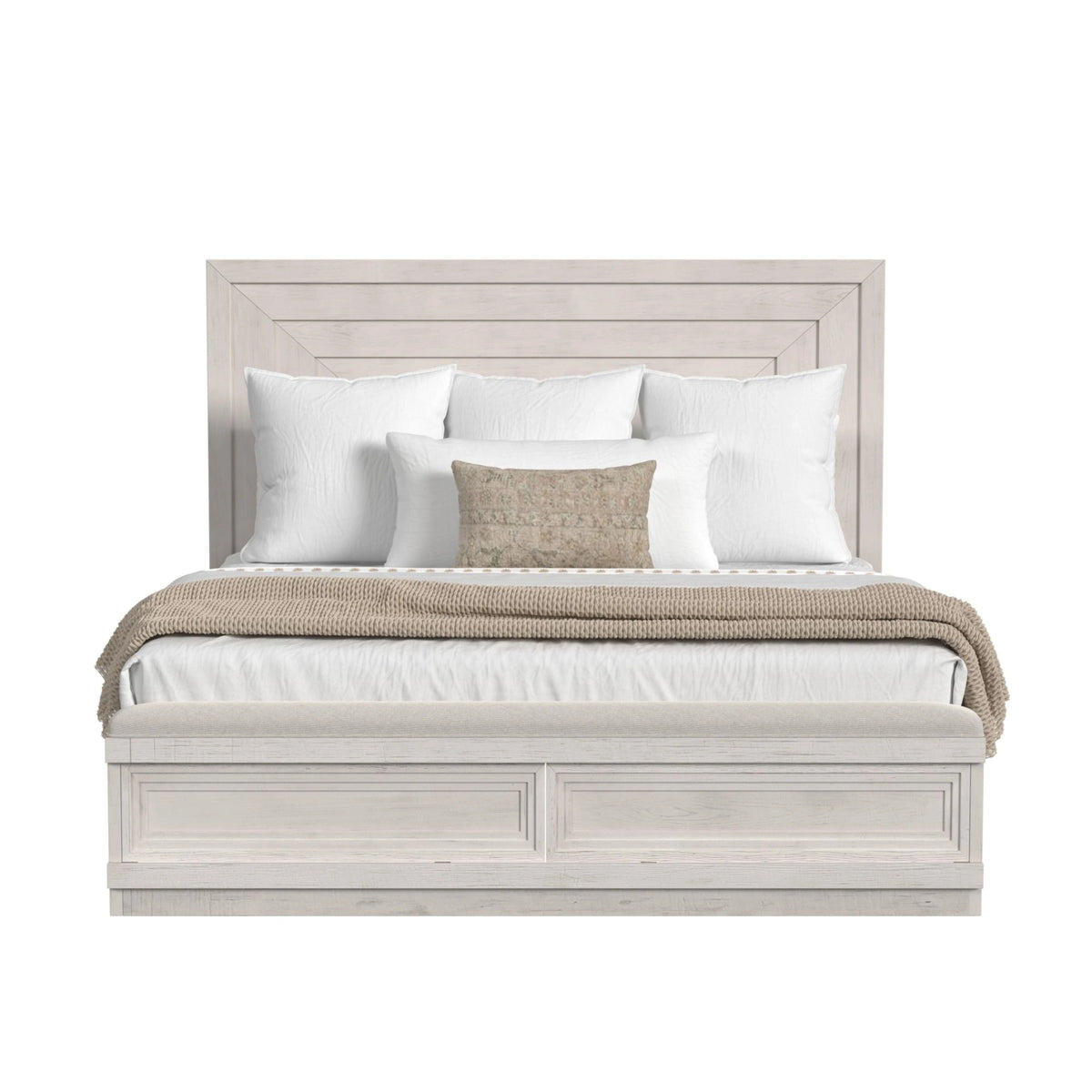 Avalanche Storage Bed in Antique White