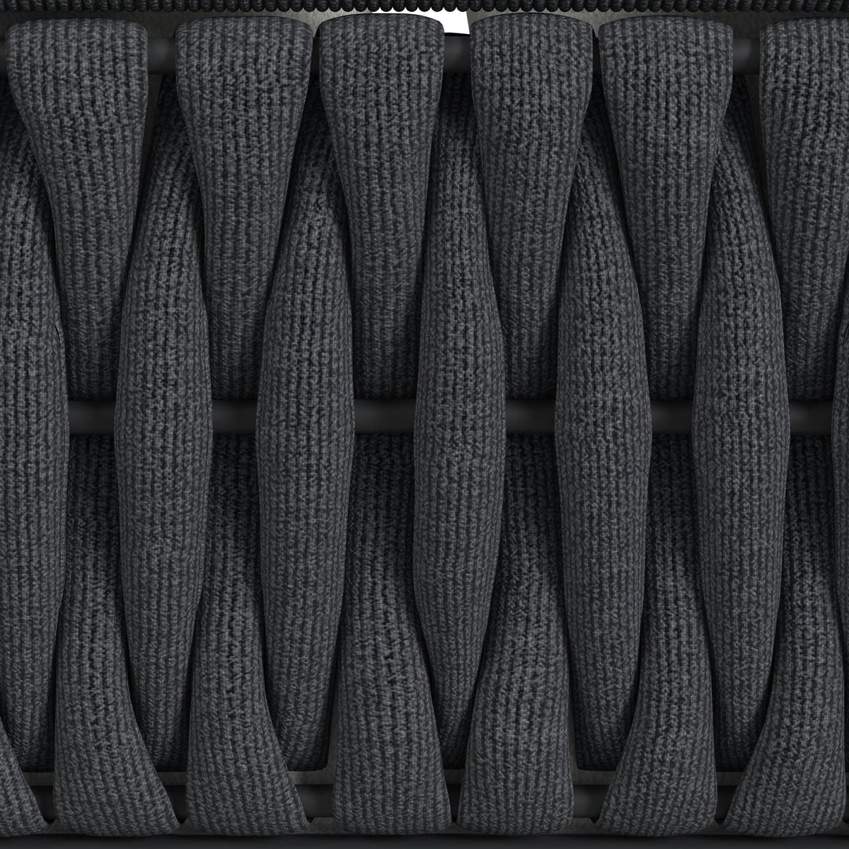 Bali Chairs with Olefin Grey in Dark Grey (2 Per Carton)