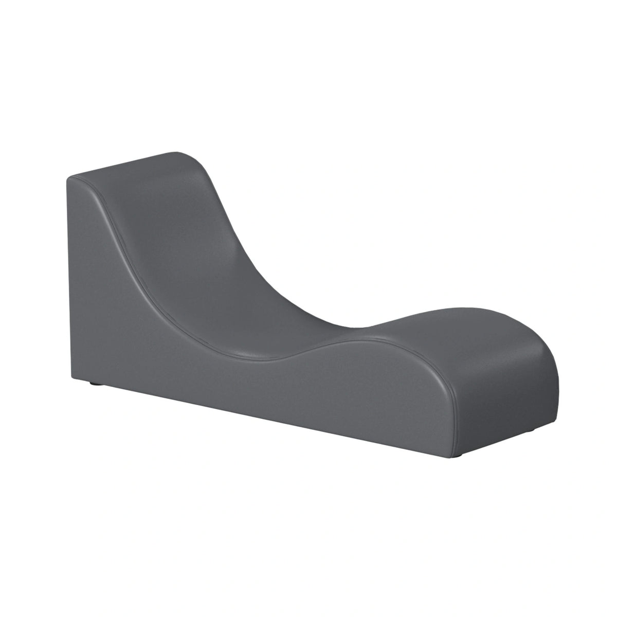 Valari Lounge Chair in Grey PU