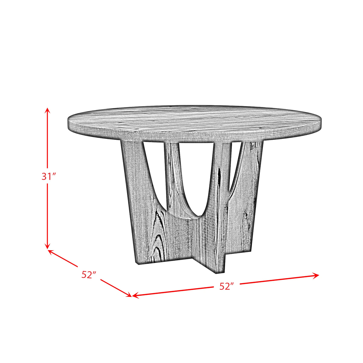 Oregon 5PC Dining Set in Black