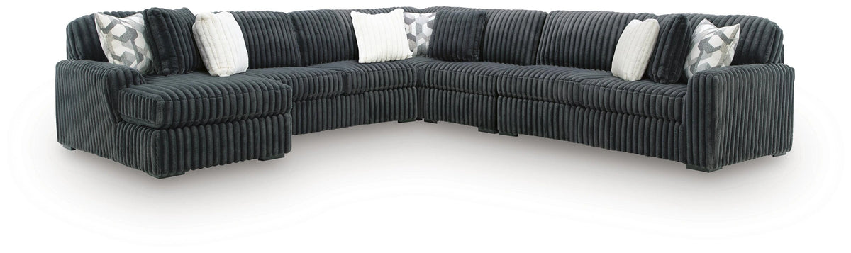 Midnight-Madness Sectional with Chaise