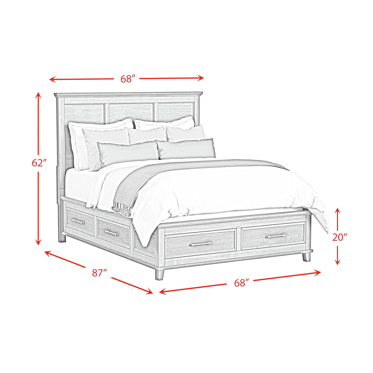 Canterbury Storage Bedroom Set