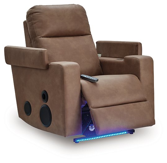 Lorrenton Power Glider Recliner with Audio System - Jack’s Furniture and More (Laredo, TX)